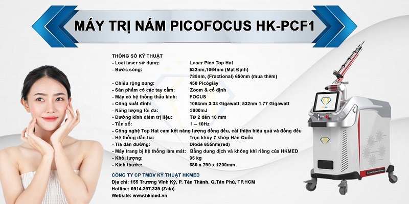 Máy trị nám PicoFocus HK-PCF1