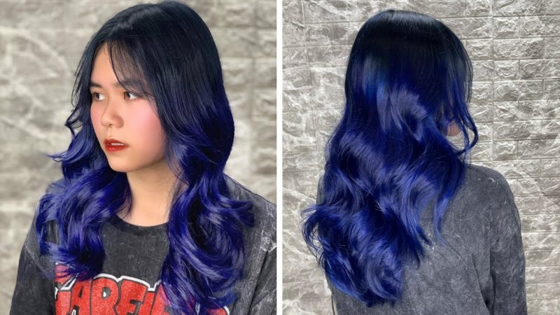 Cách để nhuộm tóc màu xanh ấn tượng nhất