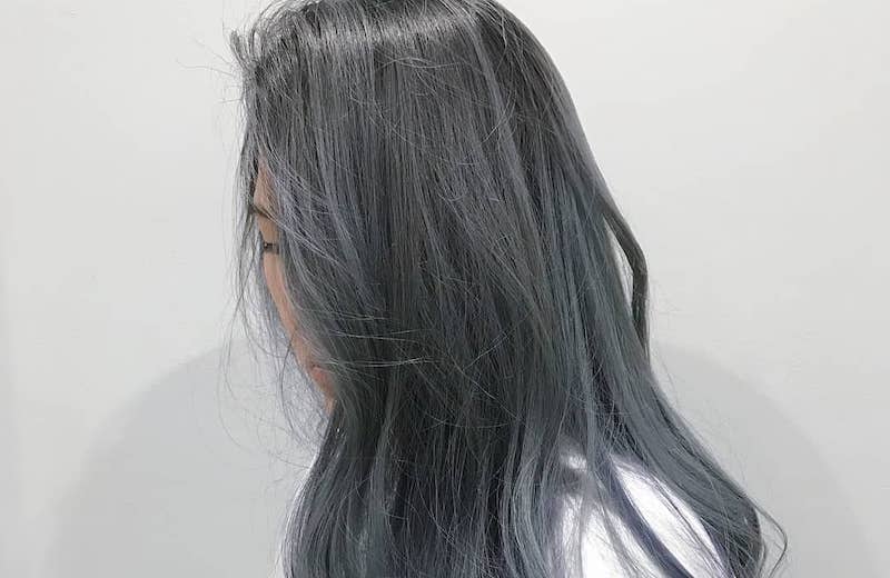 10 kiểu nhuộm tóc màu xám khói đẹp thời thượng nhất 2021
