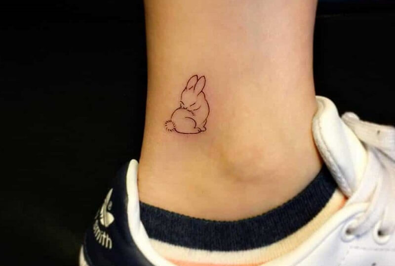Tattoo con thỏ mini