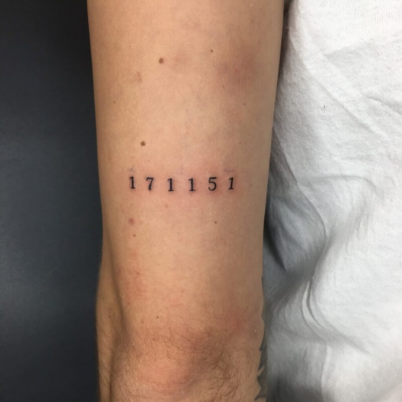 Hình Xăm Ngày Tháng Năm Sinh  Tattoo Chữ Số La Mã  Homemy