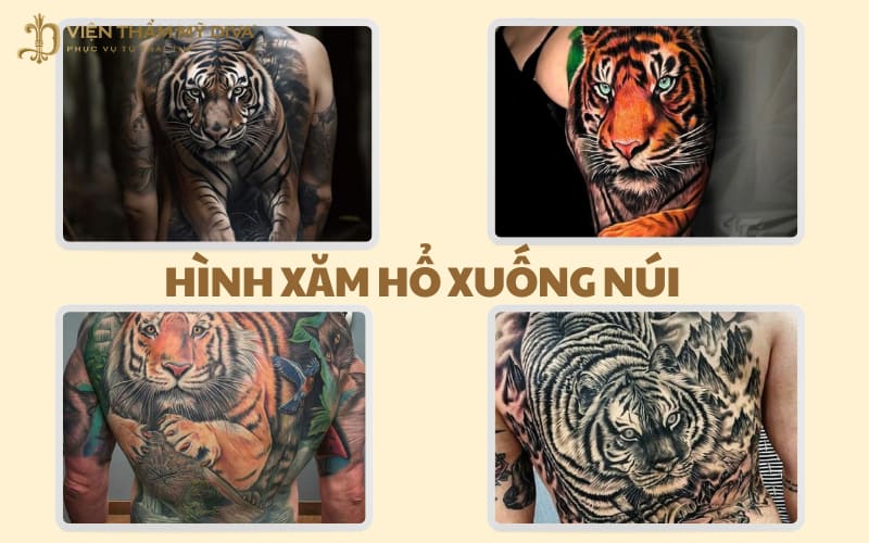 99+ Hình Xăm Hổ Xuống Núi: Đẹp, Mạnh Mẽ, Ý Nghĩa