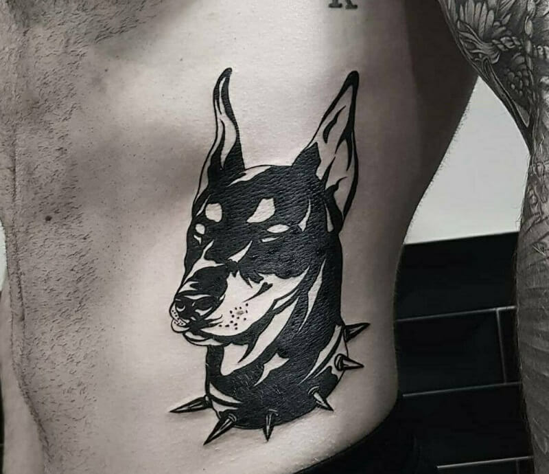86 INK Tattoo  Hình xăm icond stick chó nâu  Facebook