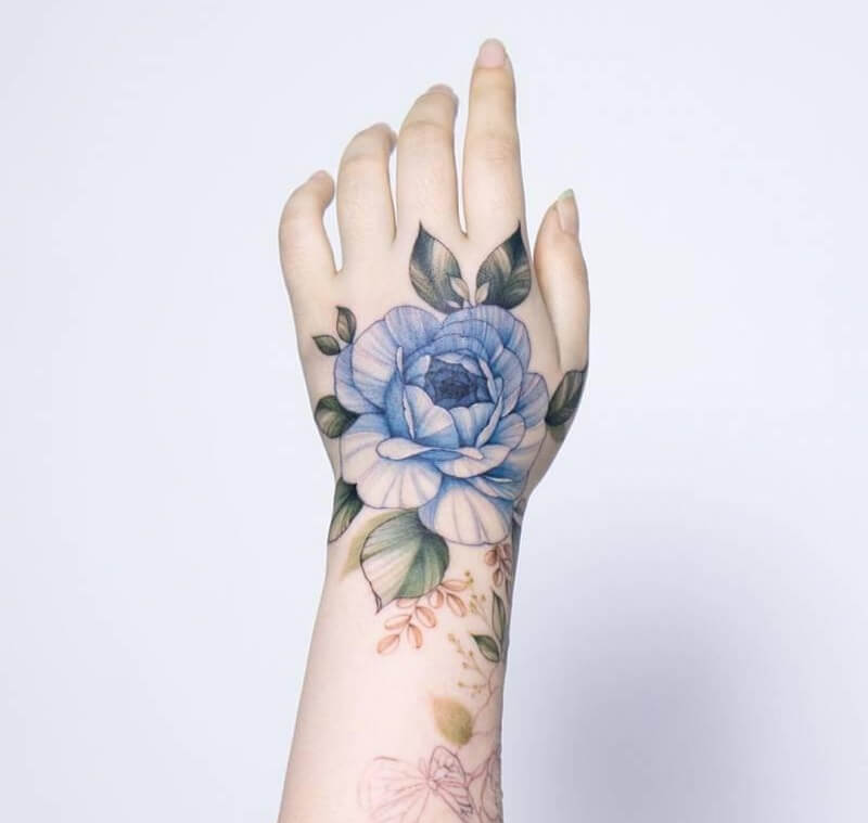 Giảm 1354 Hình dán hoa hồng chất lừ qs08  miếng dán hình xăm tatoo đẹp  dành cho nam nữ kích thước 8x11cm  tháng 72023  BeeCost