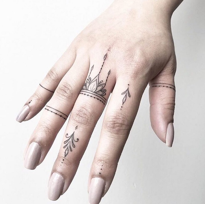 Giảm giá Hình xăm tatoo mini nhiều mẫu dán ngón tay t186  BeeCost