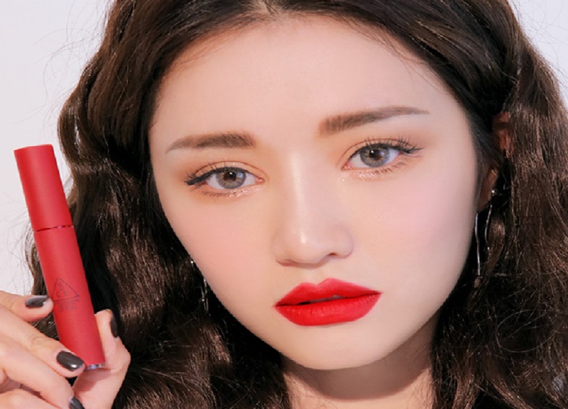 Son kem 3CE Velvet Lip Tint đỏ thuần