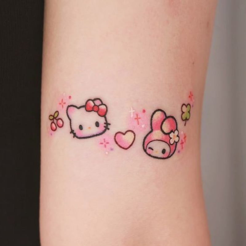 99+ Hình Xăm Hello Kitty: Đẹp, Ngầu Chất, Dễ Thương 19