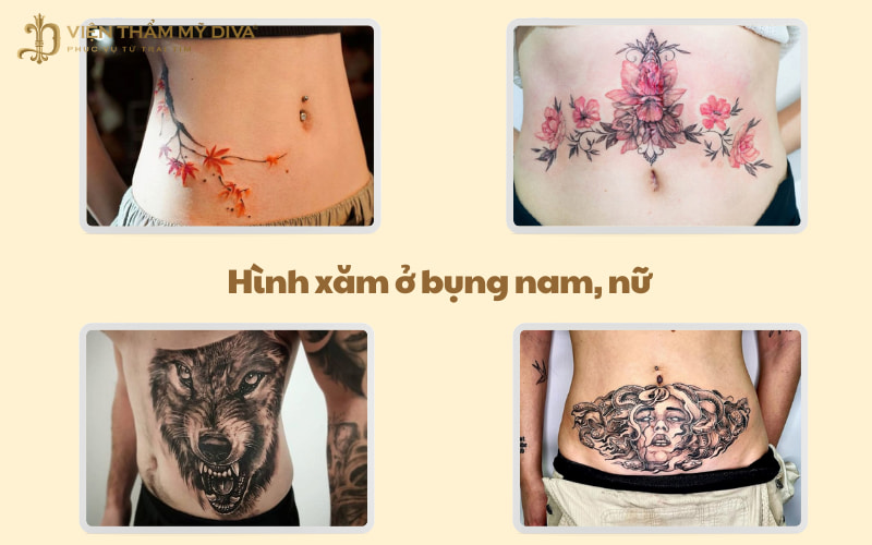 99+ Hình Xăm Bụng: Đẹp, Đơn Giản, Ý Nghĩa Cho Nam, Nữ