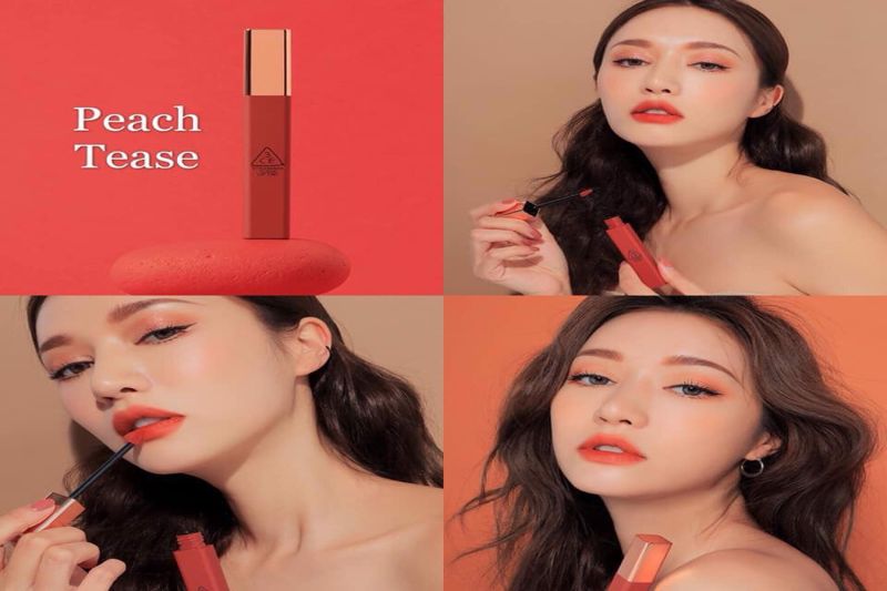 Son 3CE Cloud Lip Tint Peach Tease