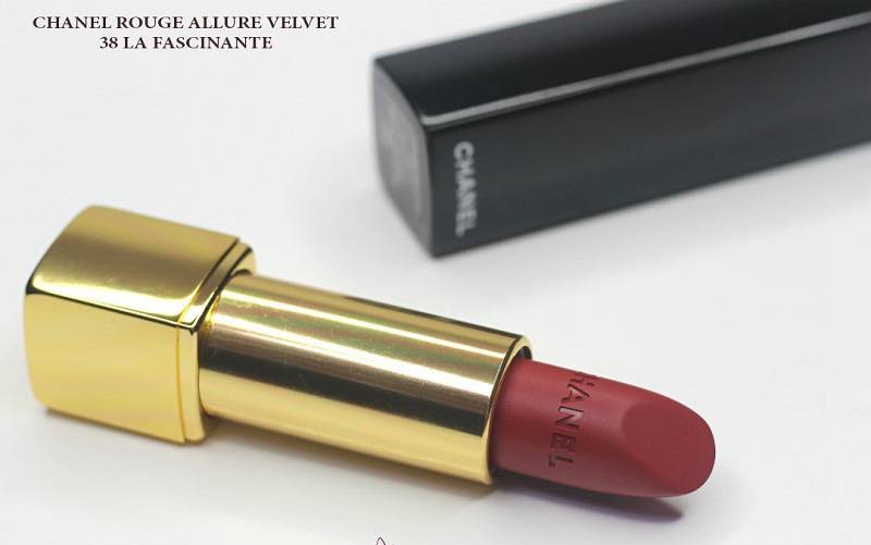 yoveelicious Chanel Rouge Allure Velvet 38 La Fascinante Review  Swatches