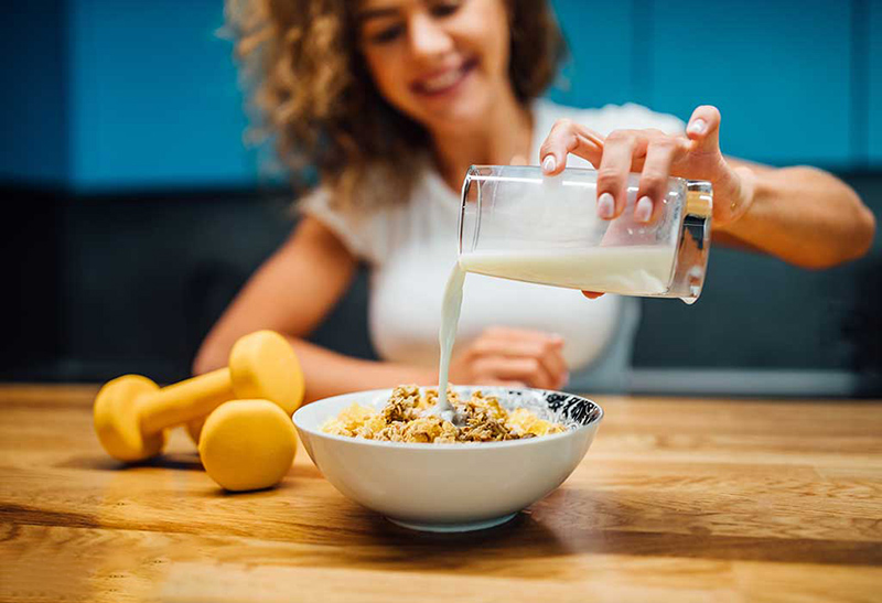 Ăn ngũ cốc với sữa giúp giảm cân