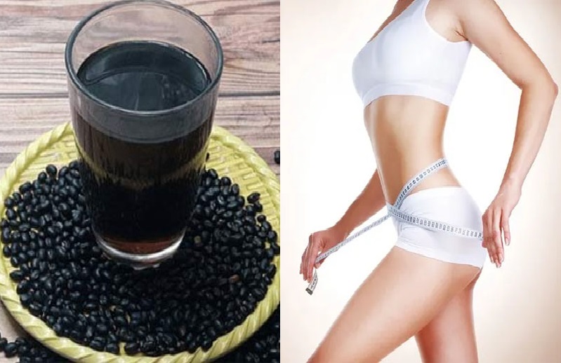 Uống nước đậu đen với gừng giúp giảm cân