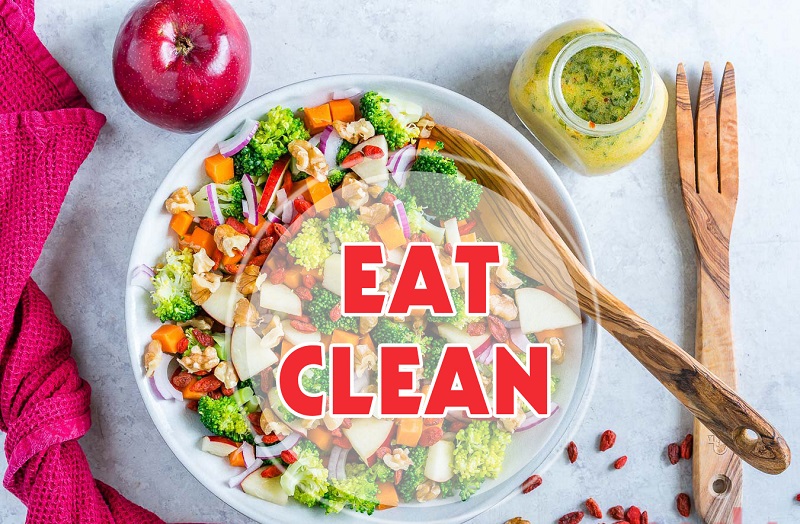Chế độ ăn Eat Clean giúp giảm eo