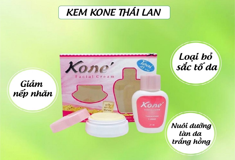 Kem Kone được biết đến là sản phẩm dưỡng trắng da, làm mờ thâm, nám