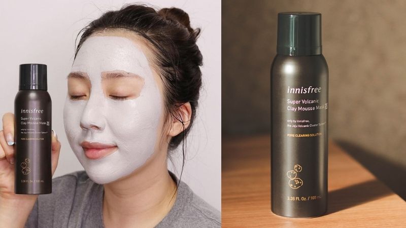 Mặt nạ đất sét Super Volcanic Clusters Pore Clearing Clay Mousse Mask