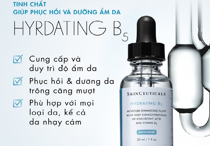 Serum B5 Skinceuticals giúp bổ sung dưỡng chất cho da