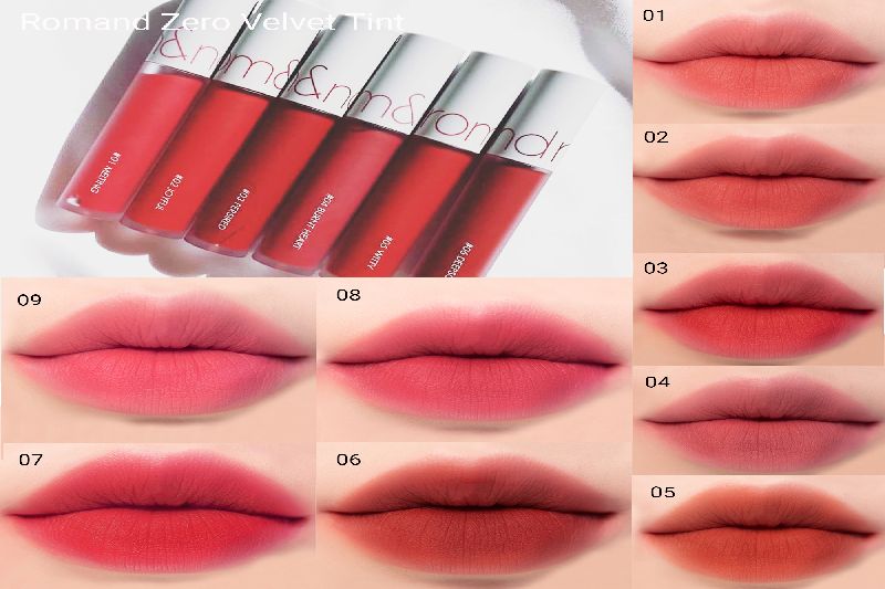 Son Hàn Quốc Romand Zero Velvet Tint