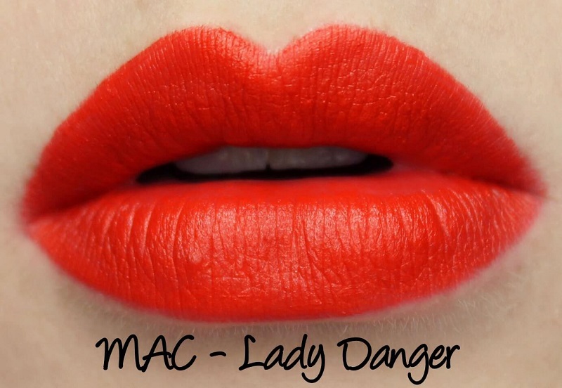 Cách đánh son MAC 607 Lady Danger full môi