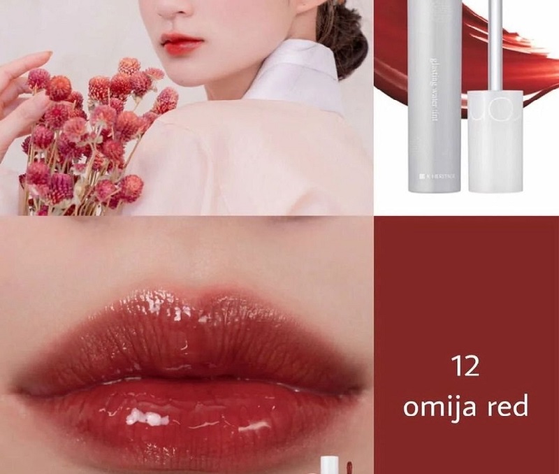 Màu 12 Omijia Red - Đỏ nâu