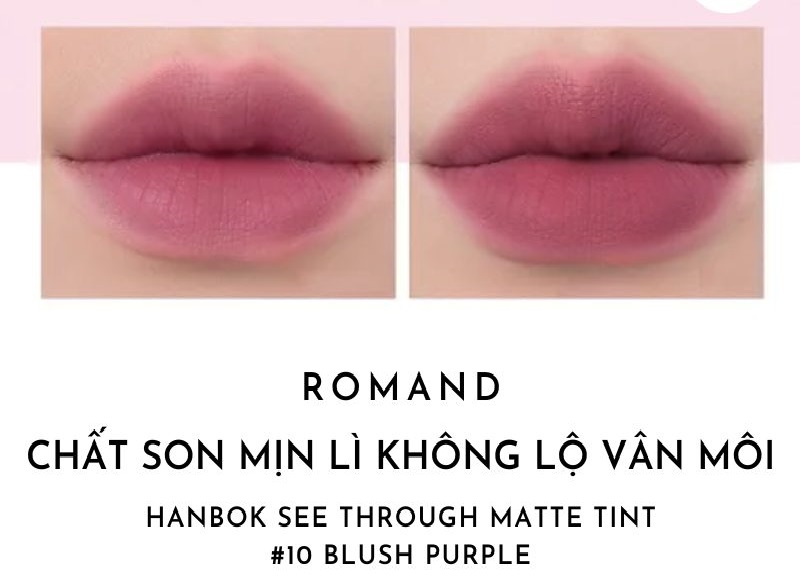 Màu 10 Blush Purple - Tím pha hồng đất