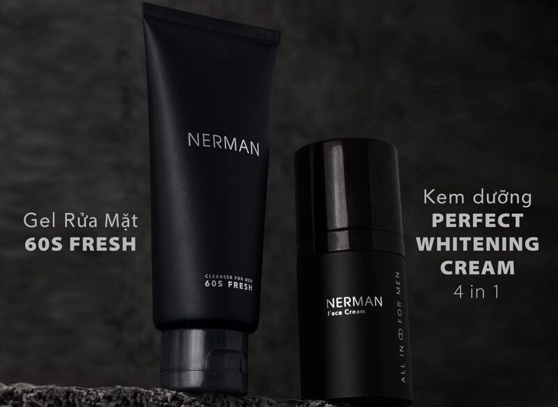 Bộ skincare cho nam Nerman Perfect Whitening