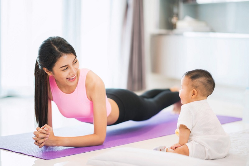 Sau sinh mổ bao lâu mới tập thể dục giảm mỡ bụng?