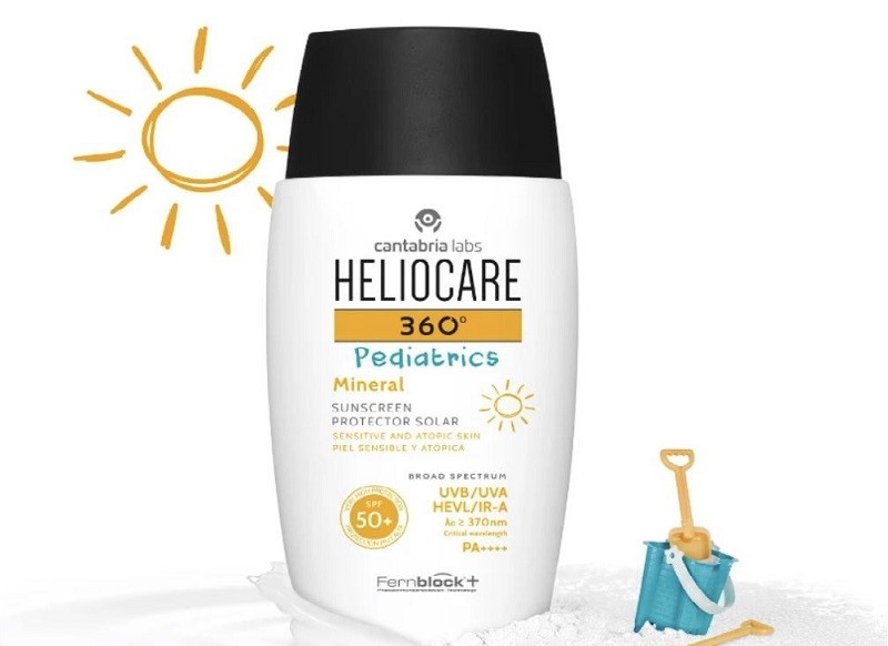 Kem chống nắng Heliocare 360 Pediatrics Mineral dịu nhẹ cho da