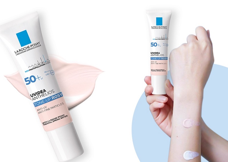 Kem chống nắng Pháp La Roche-Posay Uvidea  Anthelios Tone-Up Rosy SPF50+