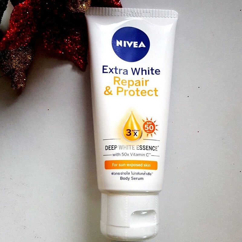 Kem chống nắng Nivea Extra White Repair And Protect Serum SPF 50/PA++++