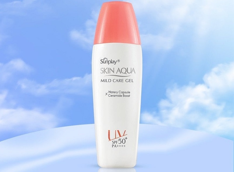 Kem chống nắng Sunplay Skin Aqua Mild Care cho làn da nhạy cảm