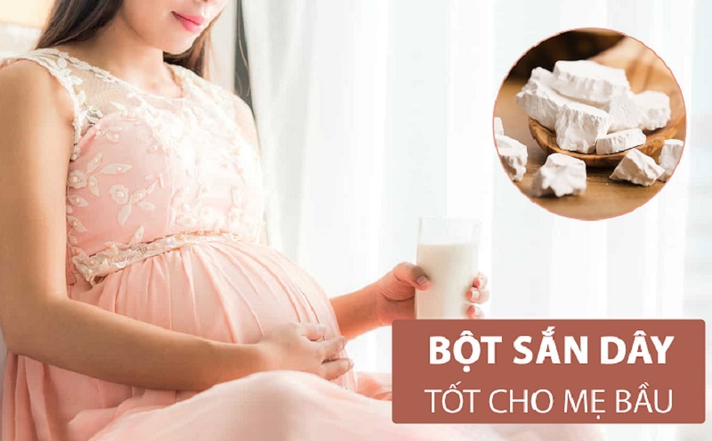 Bột sắn dây tốt cho phụ nữ mang thai