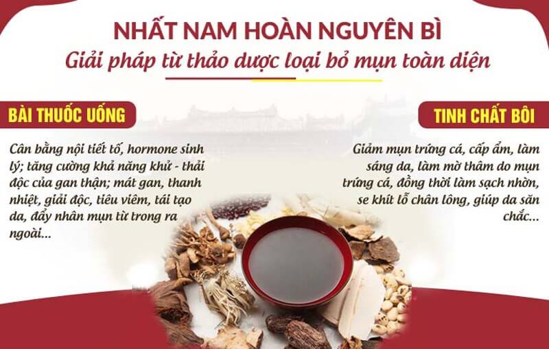 Viên uống mát gan Nhất Nam Hoàn Nguyên Bì