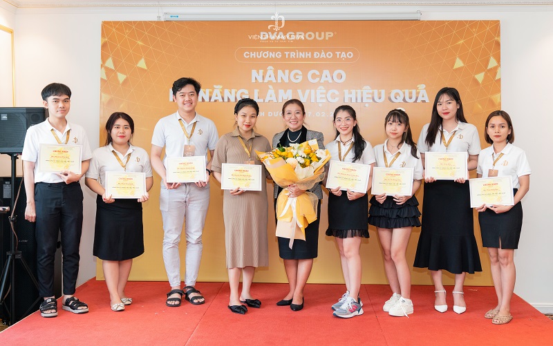 Tập đoàn DVA GROUP tổ chức thành công chương trình đào tạo nâng cao kỹ năng làm việc hiệu quả 