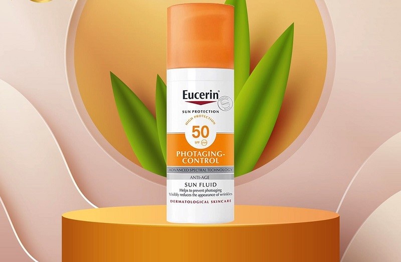 Kem chống nắng dưới 200k Eucerin Sun Fluid Photoaging Control SPF50