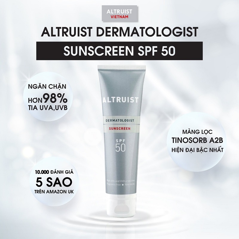 Kem chống nắng toàn thân SPF50 Altruist Sunscreen SPF50