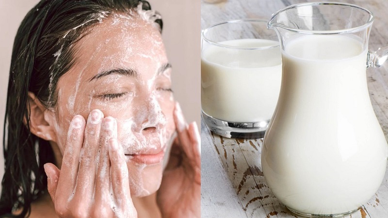 Cách làm đẹp da mặt sau sinh bằng sữa tươi không đường