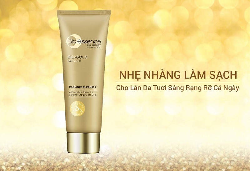 Sữa rửa mặt tốt cho phụ nữ Bio Essence Gold