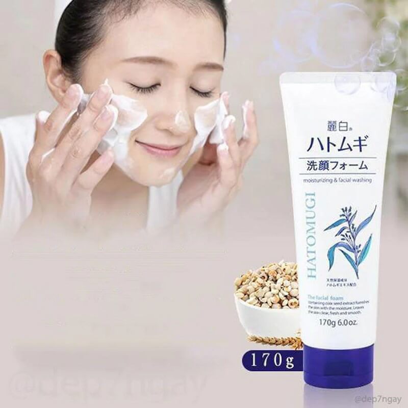 Hatomugi Moisturizing & Facial Washing The Facial Foam