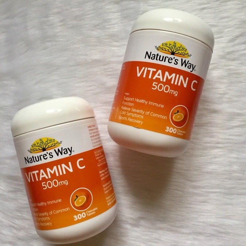 Viên nhai bổ sung vitamin C Nature’s Way