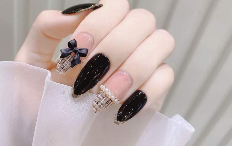 Móng tay giả Thiết kế theo mẫu nail box móng nhọn dành cho cô dâu  Shopee  Việt Nam