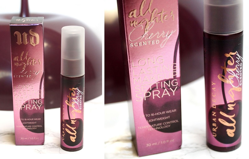 Decay Spray All Nighter Cherry Scented Long Lasting Makeup Setting Spray