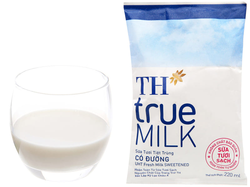 Sữa TH True Milk chứa nhiều giá trị dinh dưỡng