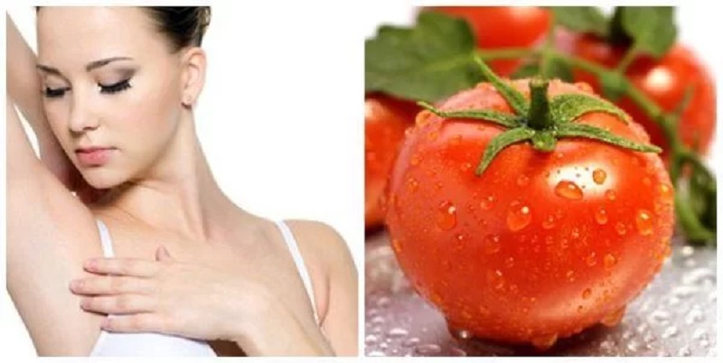  Dùng cà chua giúp triệt lông nách ở tuổi dậy thì nhanh chóng