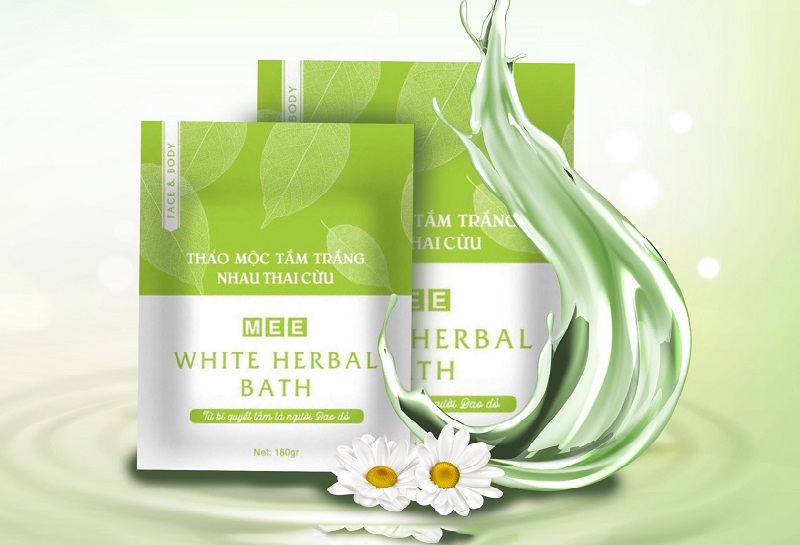 Bột tắm trắng thảo mộc chất lượng Mee Natural