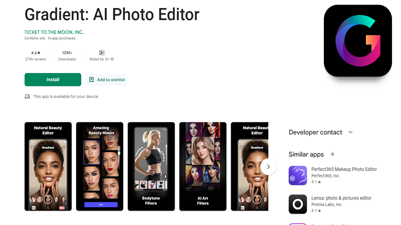 App Gradient: AI Photo Editor