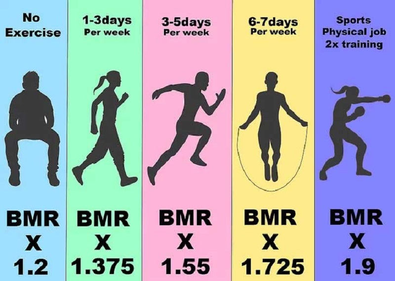 Các cách để tính chỉ số BMR