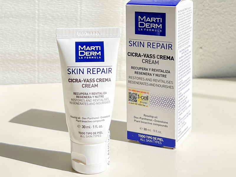 Kem tái tạo và phục hồi da MartiDerm Skin Repair Cicra Vass Cream