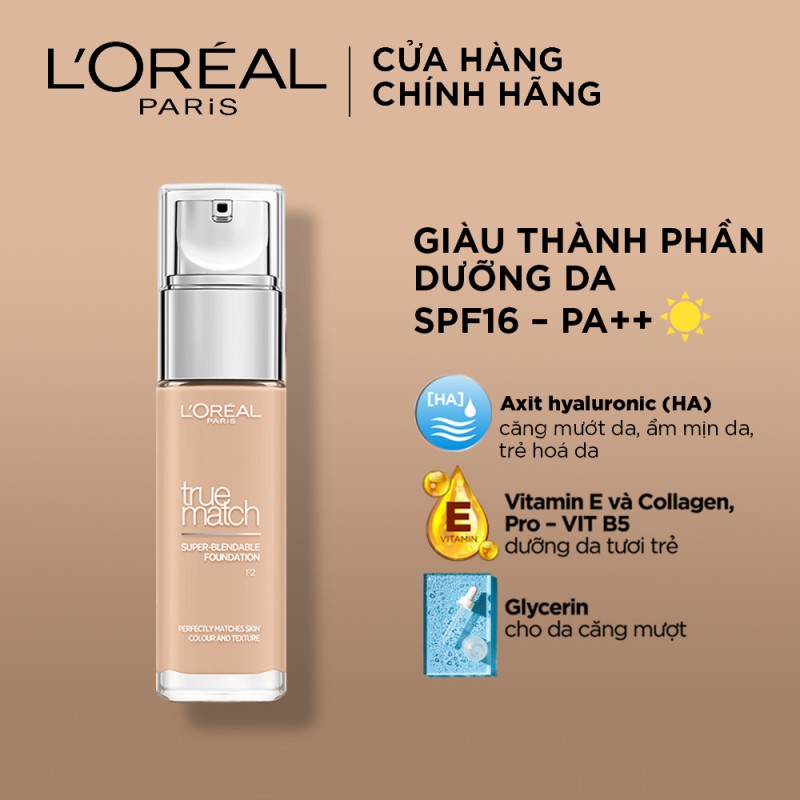 Kem nền L’Oreal Paris True match Blendable Foundation