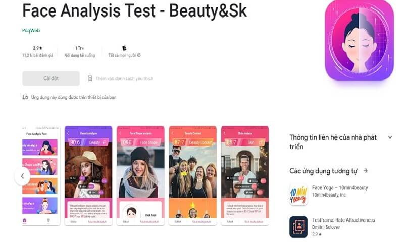 Face Analysis Test - Beauty&Sk