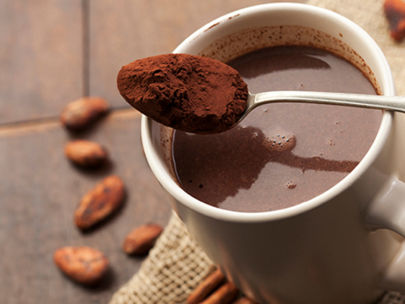 Chỉ uống bột cacao sẽ hạn chế tăng lượng calo